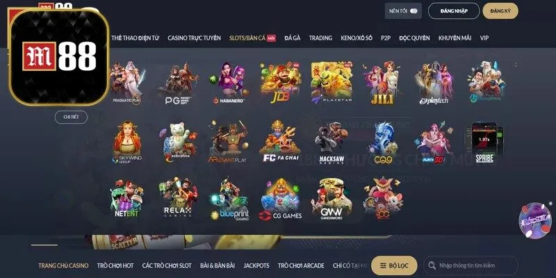 Game slot M88 là một hình thức cá cược trực tuyến đặc sắc được yêu thích